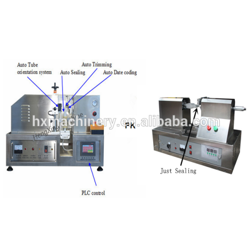 Ultrasonic Plastic Tube Sealing Machine For Cosmetic BB Cream